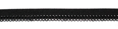  5480 черный резинка бельевая 10мм (намотка 144 ярда = 131,7 метра)  ТриКатушки
