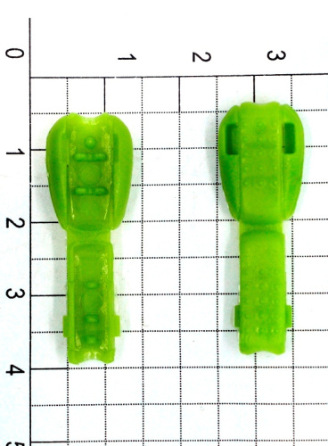  Концевик для шнура (Крокодильчик) №2 цв. Салатовый (уп.50/500 шт)  ТриКатушки