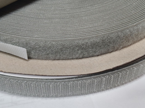  Лента-липучка велькро пришивная 50 мм цв.152 Серый (уп. 25 м.)  ТриКатушки