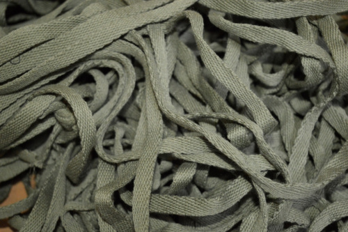  Шнур ХБ плоский 10мм №8510 (упак.100 метров) цв.хаки  ТриКатушки