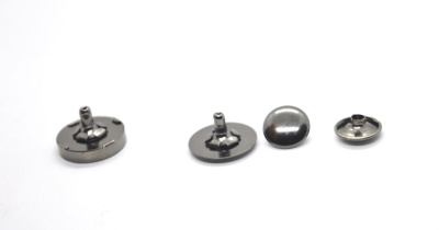  Магнитные кнопки для сумок 18мм -12 мм цв.Черный Никель (уп. 100 шт) ProKnopka  ТриКатушки