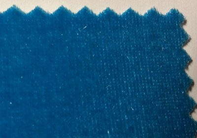 Ткань 3005 Бархат стрейч, ш.150см., №702а бирюза