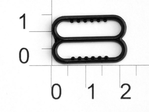  2008S черный Регулятор пластик 20мм (упаковка 1000 штук)  ТриКатушки