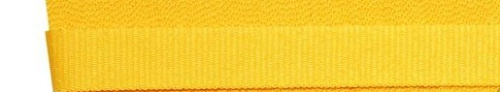  Тесьма репсовая 15мм (100м) цвет 104 желтый "31813"  ТриКатушки
