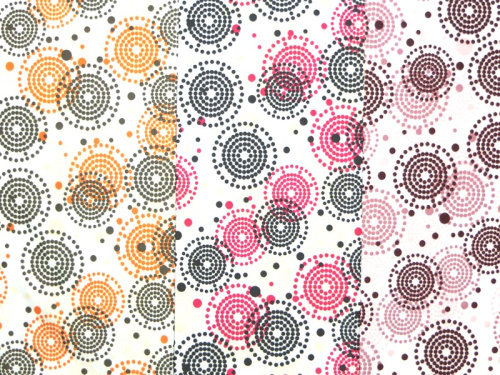  Ткань курточная детская  Дьюспо 240T WR PU цв.Salut св. бежевый + оранжевый 76  ТриКатушки