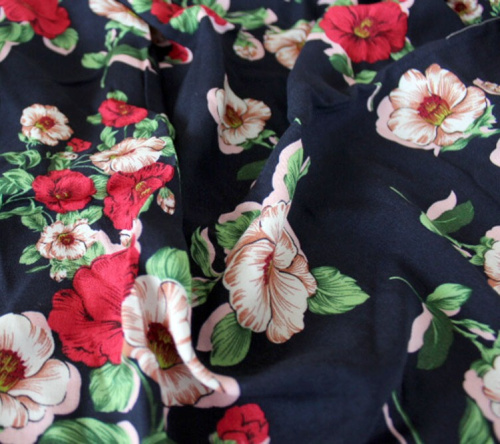  Ткань Вискоза принт арт. 2045 цв. 75  ТриКатушки