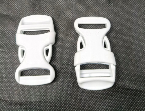  Фастекс (защелка-трезубец) Ф-25/6 (25мм) цв.Белый (уп.10/100 шт)  ТриКатушки