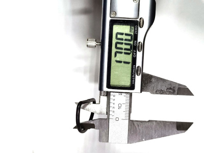  Полукольцо металлическое 30мм цв. Оксид  (фас.100/500/1000шт.)  ТриКатушки