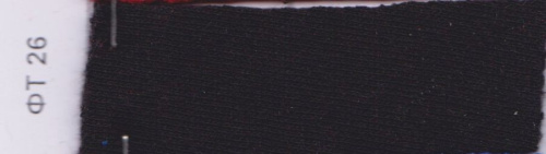  Ткань Футер 3-х нит. с/н (ринг) цв. 26 черный  ТриКатушки