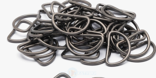  Полукольцо металлическое 40 мм х 2,2 мм цв. Черный Никель (уп.500 шт.)   ТриКатушки