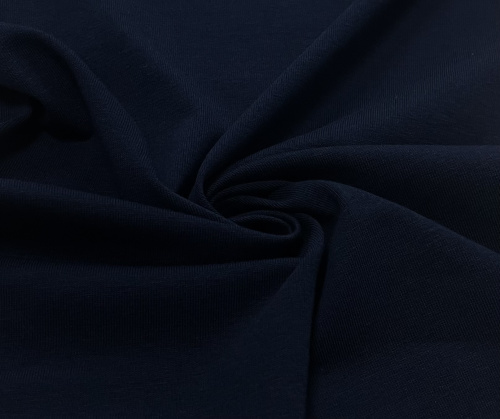  Ткань Кулирная гладь г/к 150гр.кв.м, 100% Хб, пенье, цв. Синий IS  ТриКатушки