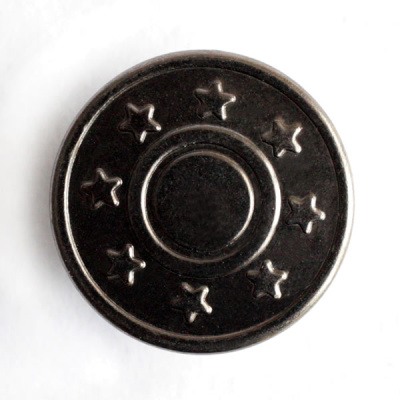  Пуговицы джинсовые 17мм Сталь ЗВЕЗДЫ цв.оксид (уп.1000)  ТриКатушки