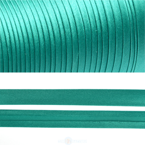  Косая бейка атласная 15 мм 144 ярд.(132м) № 251 Тиффани насыщенный  ТриКатушки