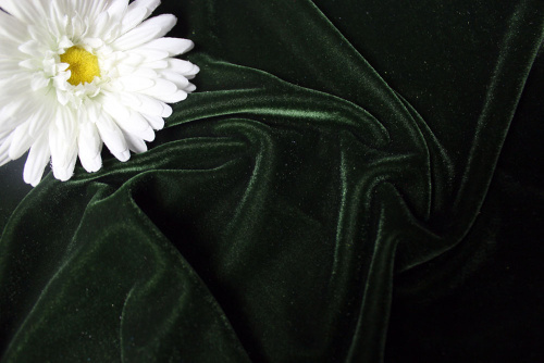  Ткань 3001 Бархат стрейч, ш.150см., №611  ТриКатушки