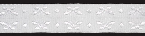  6253 белый резинка бельевая 20мм (намотка 144 ярда = 131,7 метра)  ТриКатушки