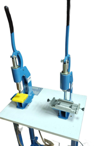  Пресс для обтяжки пуговиц Двойной Механический  PRESMAK DKP 4125 Со СТОЛОМ  ТриКатушки