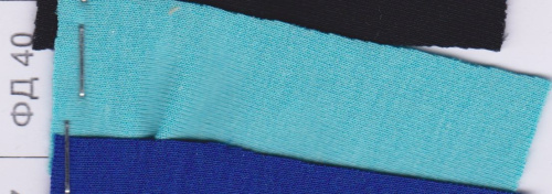  Ткань Футер 2-х нит. с лайкрой петля (ринг) цв. 40 ментол  ТриКатушки