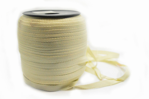  Лента киперная 10 мм. 100% п/э цв. 502/250 м Молочный  ТриКатушки