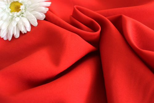  Ткань Габардин стрейч арт.1000 ,ш.150см., 270 гр/мп., №102 цв.красный  ТриКатушки