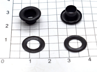  Люверсы №4 6мм сталь оксид (уп 100 шт) "Proknopka"  ТриКатушки