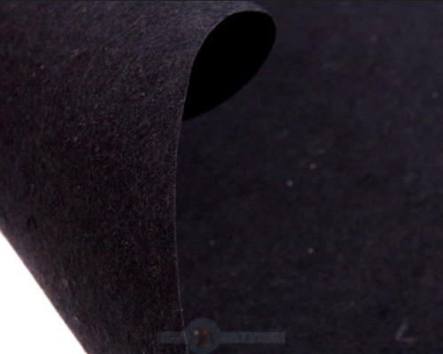  Флизелин для вышивки 60гр./кв.м. неклеевой 90см 100м/рул. (черный)  ТриКатушки