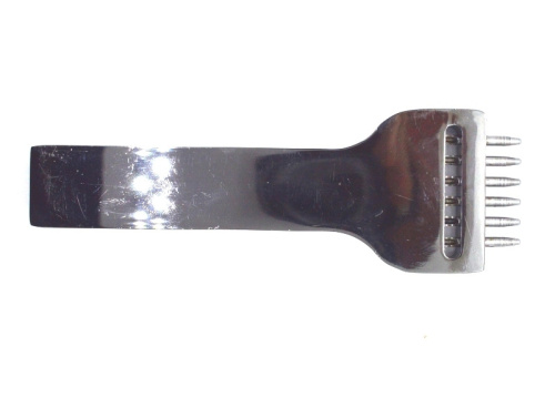  Ручной строчный пробойник круглый 6 зуба (шаг 5мм, д. 1мм) PROKNOPKA  ТриКатушки