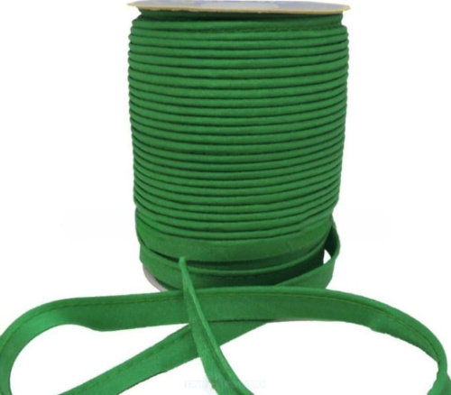  Кант атласный 12 мм 72 ярд. № 243 Зеленый  ТриКатушки