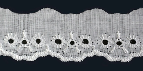  1070 цв.белый Шитье 1" 25мм (упаковка 15 ярдов = 13,7 метра)  ТриКатушки