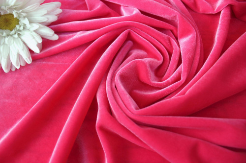  Ткань 3005 Бархат стрейч, ш.150см., №211  ТриКатушки