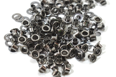  Люверсы №17 3мм НЕРЖ Черный никель (уп.50 шт) Proknopka  ТриКатушки