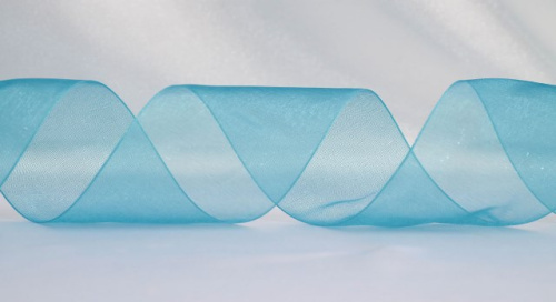  1036 Лента органза 12мм (намотка 50 ярдов = 45 метров)  ТриКатушки