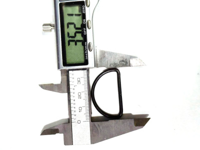  Полукольцо металлическое 30мм цв. Оксид  (фас.100/500/1000шт.)  ТриКатушки