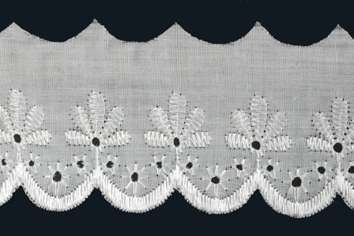  2016 цв.белый Шитье 2" 50мм (упаковка 15 ярдов = 13,7 метра)  ТриКатушки