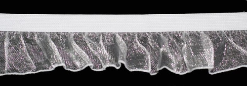  6214-25 белый резинка бельевая 25мм (намотка 144 ярда = 131,7 метра)  ТриКатушки