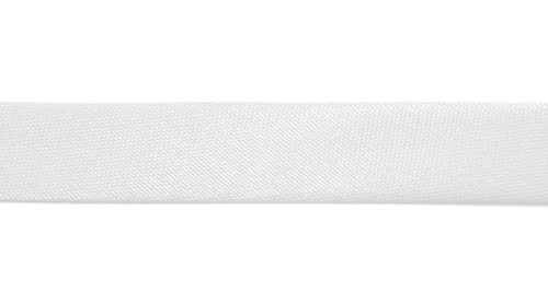  Косая бейка МН "Star Bias" атласная 15мм цв.№ белый (144 yds/131,6 метров)  ТриКатушки