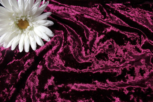  Ткань 3002 Бархат стрейч крэш, ш.160см, цв. 110  ТриКатушки