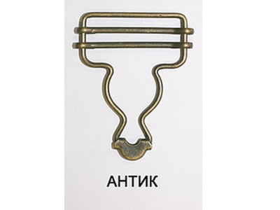  Пряжки для комбинезона 35мм (упаковка 500 штук) Антик  ТриКатушки