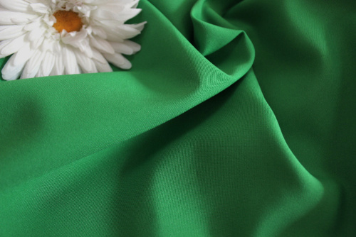  Ткань Габардин стрейч арт.1000 ,ш.150см., 270 гр/мп., №631 яблоко  ТриКатушки