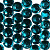 Стразы термоклеевые SS-10, D=2,6-2,8мм (упаковка 1440 штук) цв.9009 BLUE ZIRCON