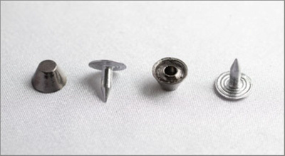  109-F черный никель Хольнитены декоративные "металл" d=8мм (упаковка 500 штук)  ТриКатушки