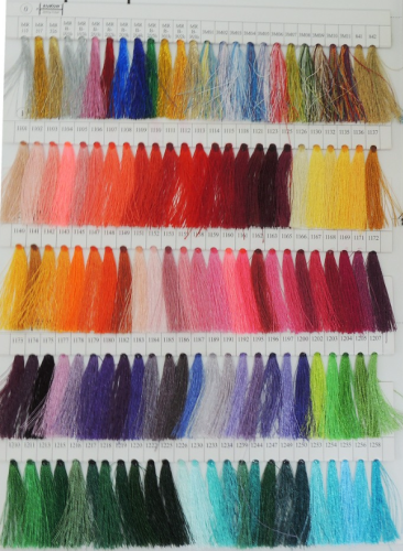  Карта цветов ниток EURON №3 P, V  ТриКатушки