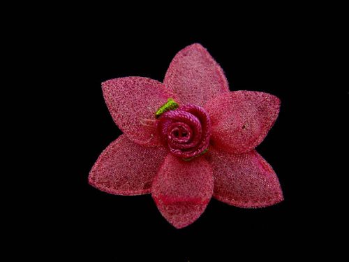  011 F пришивной элемент (упаковка 100 штук) бордо  ТриКатушки