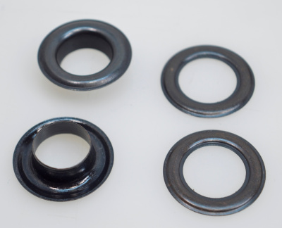  Люверсы №310 15,5мм-28мм сталь Оксид (уп 25 шт) Tals(Турция)  ТриКатушки