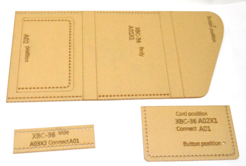  Лекало акриловое XBC-36 для кошелька ProKnopka  ТриКатушки