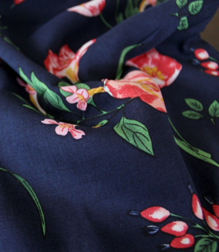  Ткань Вискоза принт арт. 2045 цв. 70  ТриКатушки