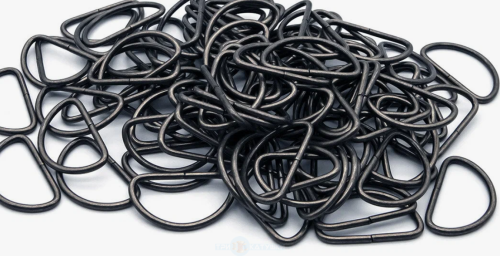  Полукольцо металлическое 45 мм х 2,2 мм цв.Оксид (фас.250 шт.)  ТриКатушки