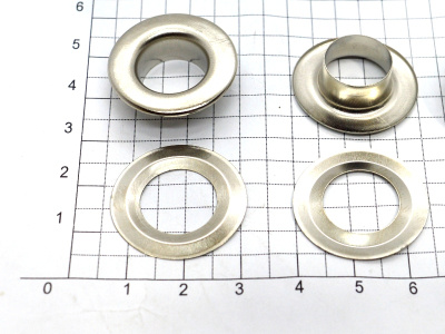  Люверсы №28 13мм сталь цв.Никель (уп 50 шт) "Proknopka"  ТриКатушки