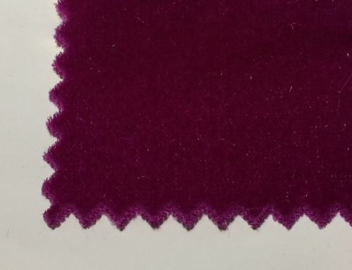  Ткань 3005 Бархат стрейч, ш.150см., №202А, фуксия  ТриКатушки