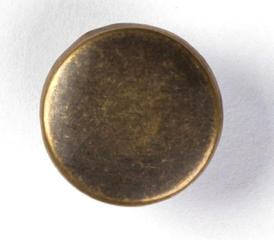 Пуговица гладкая (латунь) антик 15 мм 1000 шт  ТриКатушки