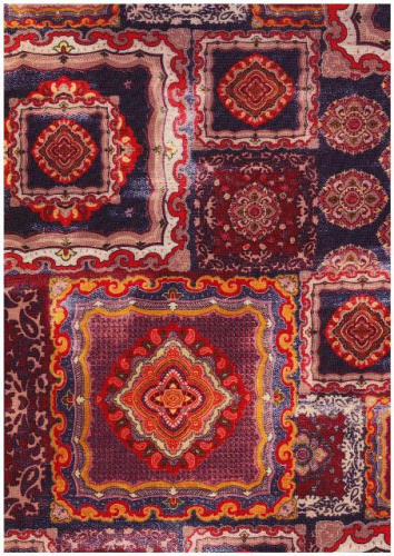  Ткань габардин принт арт.1010 цв.172  ТриКатушки